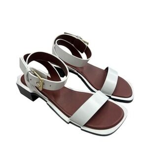 JONATHAN‎ SIMKHAIWhite Leather sandals size 37 US 7